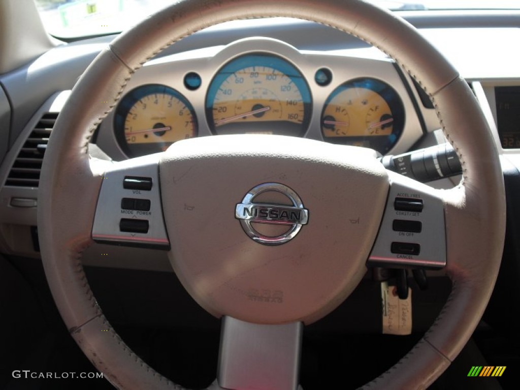 2003 Murano SL AWD - Luminous Gold Metallic / Cafe Latte photo #22