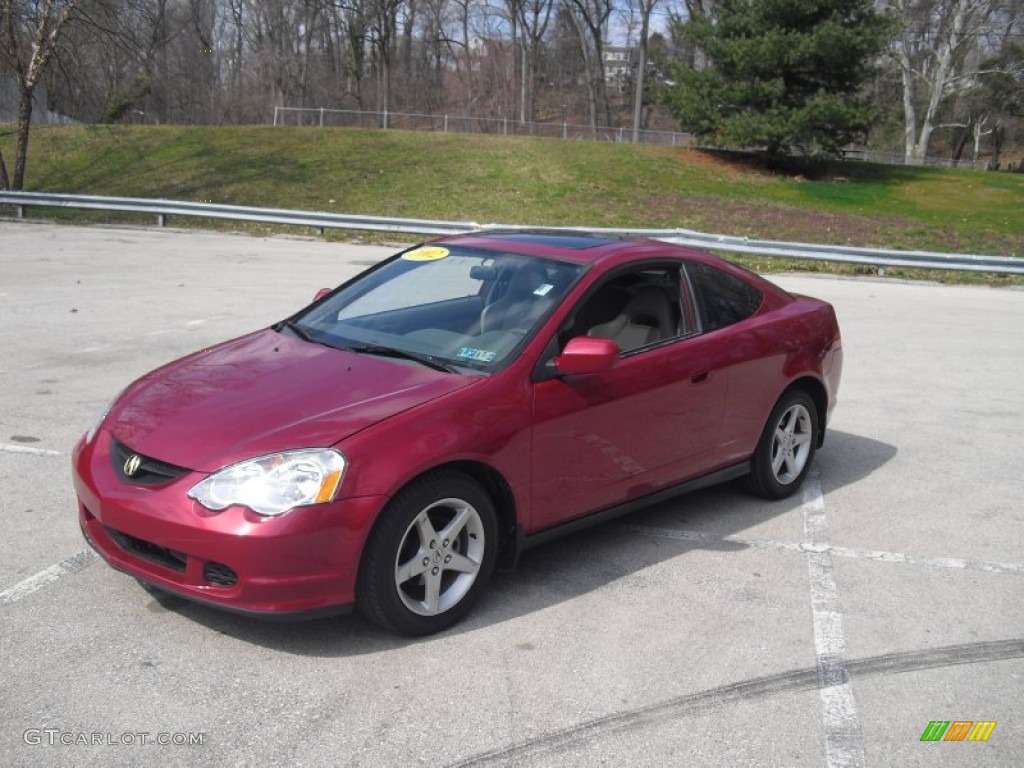 2002 RSX Sports Coupe - Firepepper Red Pearl / Titanium photo #1
