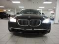 2009 Azurite Black Metallic BMW 7 Series 750i Sedan  photo #2