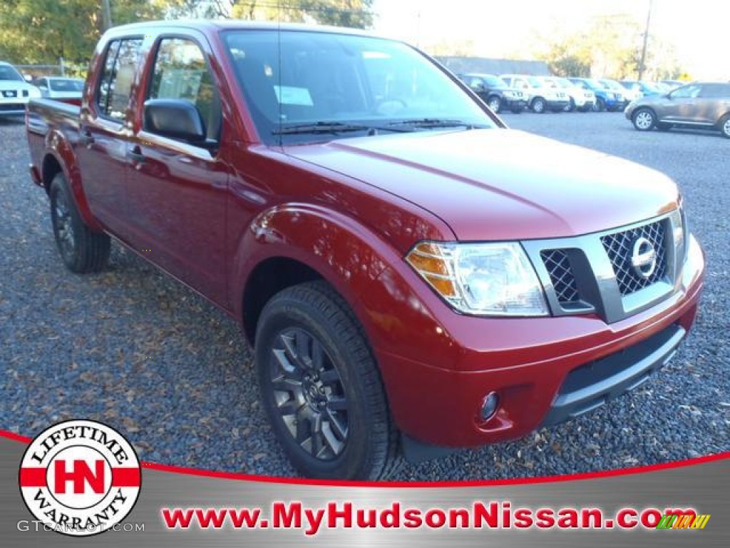 2012 Frontier SV Crew Cab - Lava Red / SV Sport Graphite photo #1