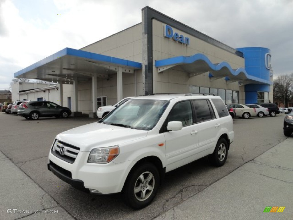 2006 Pilot EX 4WD - Taffeta White / Gray photo #1