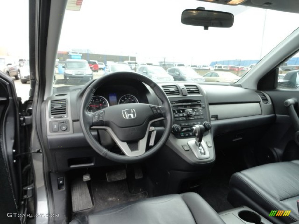 2010 Honda CR-V EX-L AWD Black Dashboard Photo #62184610