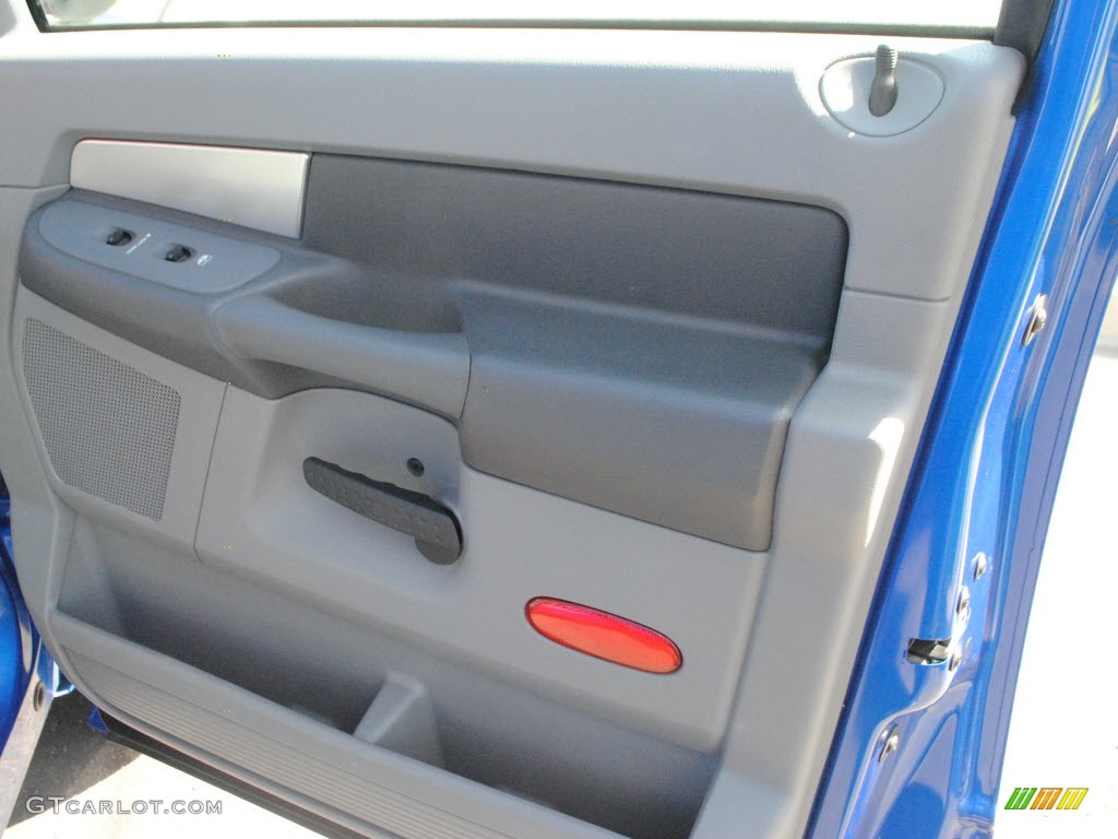 2007 Ram 1500 Big Horn Edition Quad Cab - Electric Blue Pearl / Medium Slate Gray photo #4
