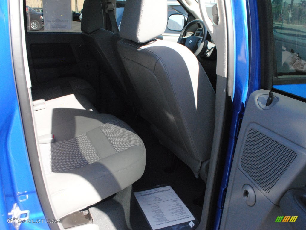2007 Ram 1500 Big Horn Edition Quad Cab - Electric Blue Pearl / Medium Slate Gray photo #5
