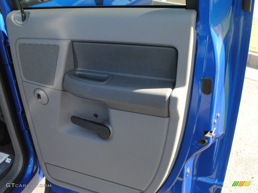 2007 Ram 1500 Big Horn Edition Quad Cab - Electric Blue Pearl / Medium Slate Gray photo #6