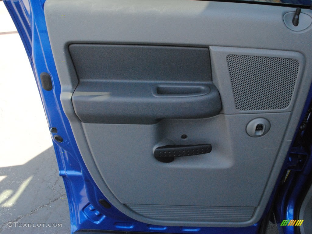 2007 Ram 1500 Big Horn Edition Quad Cab - Electric Blue Pearl / Medium Slate Gray photo #12