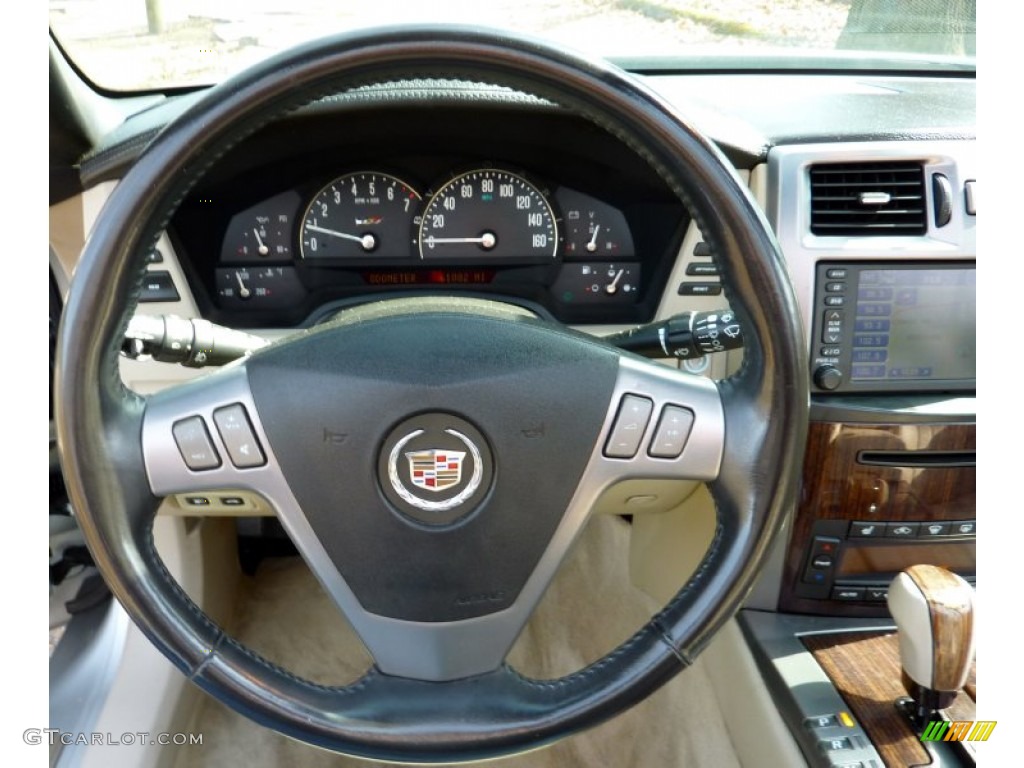 2006 Cadillac XLR -V Series Roadster Shale Steering Wheel Photo #62185375