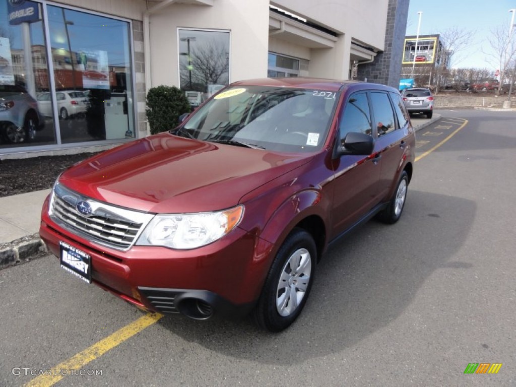 Camellia Red Pearl Subaru Forester