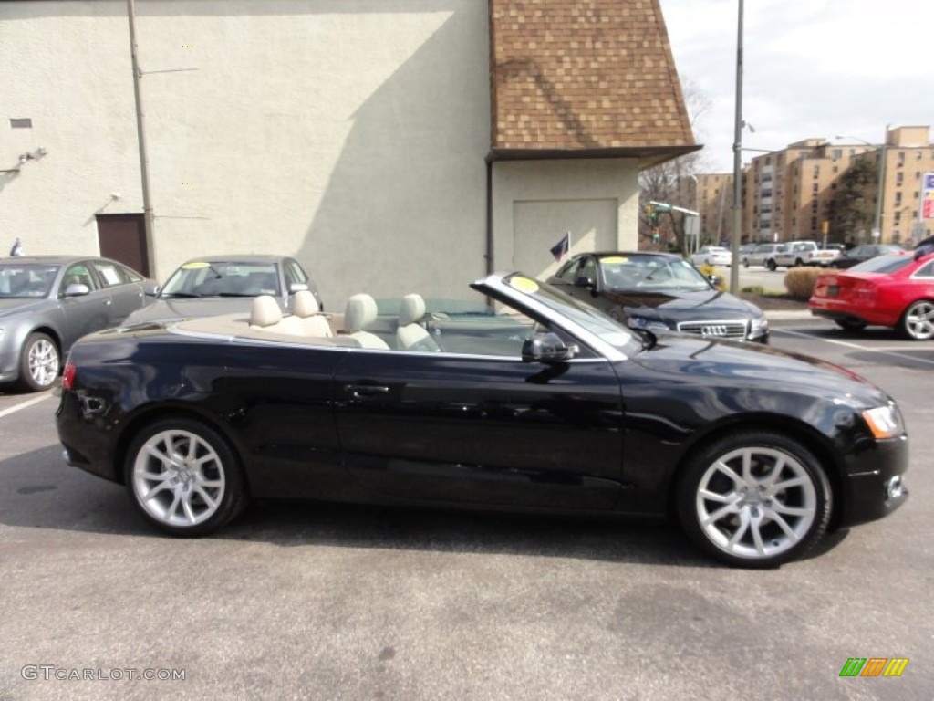 Brilliant Black 2011 Audi A5 2.0T Convertible Exterior Photo #62187097