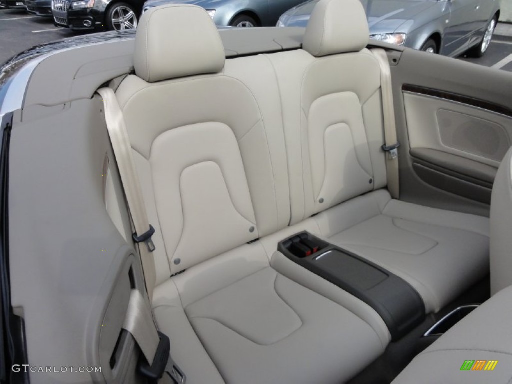 2011 Audi A5 2.0T Convertible Rear Seat Photo #62187181