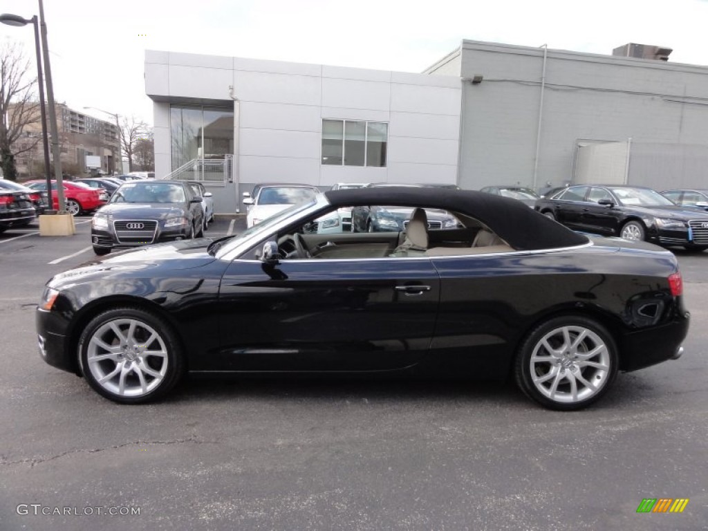 Brilliant Black 2011 Audi A5 2.0T Convertible Exterior Photo #62187295