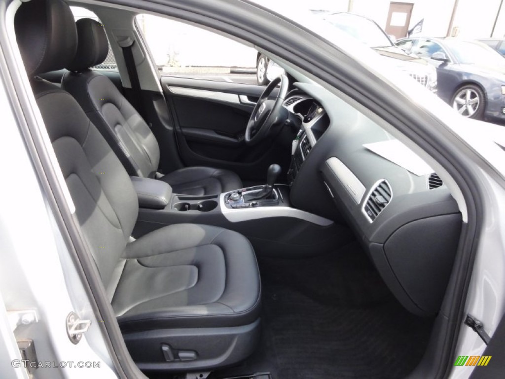 Black Interior 2009 Audi A4 2.0T Premium quattro Sedan Photo #62187427