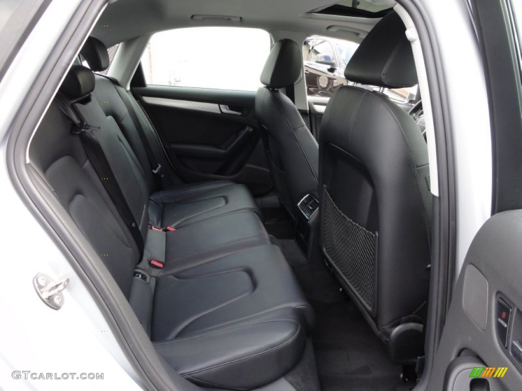 Black Interior 2009 Audi A4 2.0T Premium quattro Sedan Photo #62187445