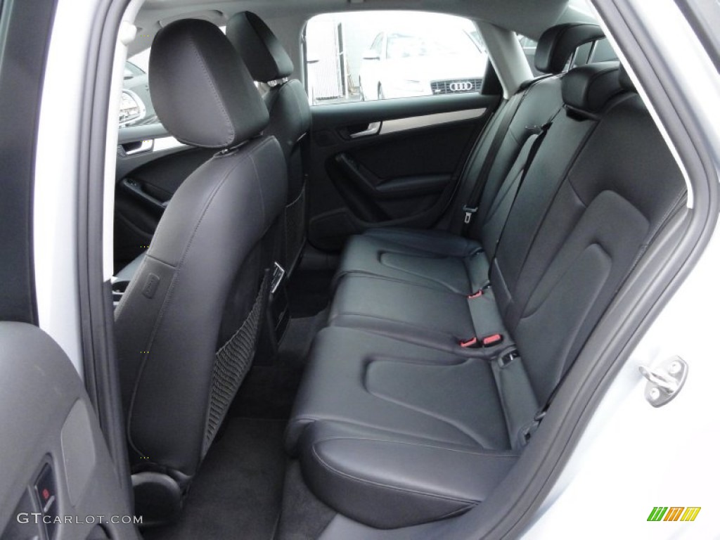 Black Interior 2009 Audi A4 2.0T Premium quattro Sedan Photo #62187451