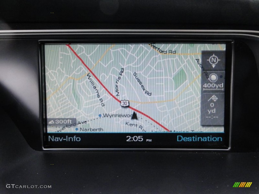 2009 Audi A4 2.0T Premium quattro Sedan Navigation Photos