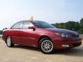 2002 Salsa Red Pearl Toyota Camry SE V6  photo #48