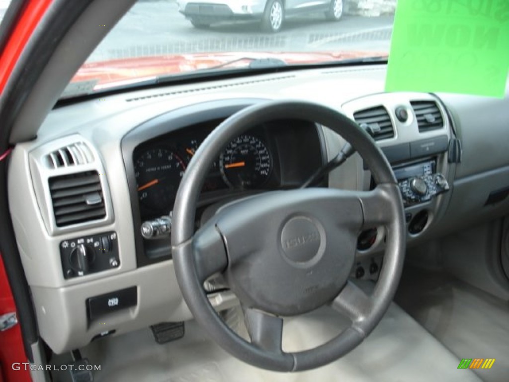 2008 Isuzu i-Series Truck i-290 S Extended Cab Medium Pewter Steering Wheel Photo #62188594