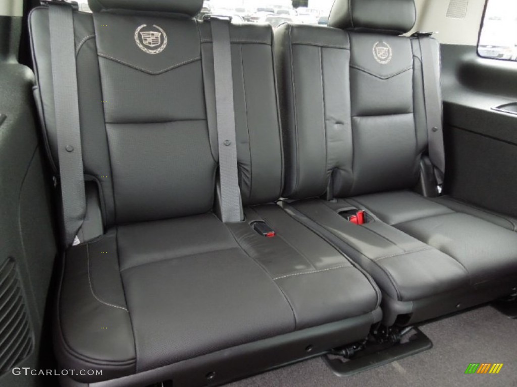 2012 Cadillac Escalade Platinum AWD Rear Seat Photo #62188732