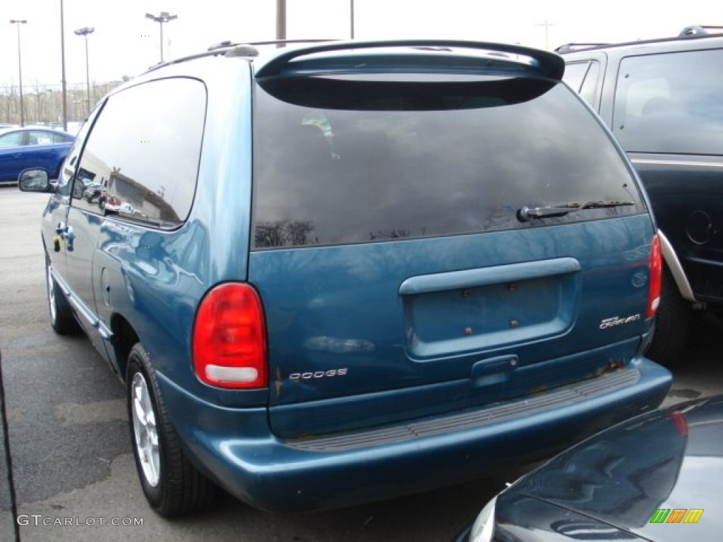 2000 Grand Caravan SE Sport - Aquamarine Metallic / Mist Gray photo #6