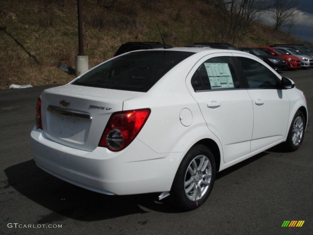 2012 Sonic LT Sedan - Summit White / Jet Black/Dark Titanium photo #8