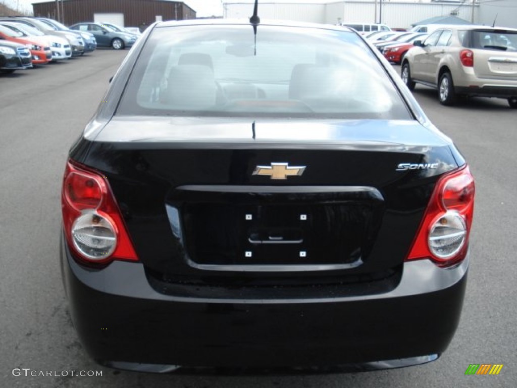 2012 Sonic LS Sedan - Black / Jet Black/Dark Titanium photo #7