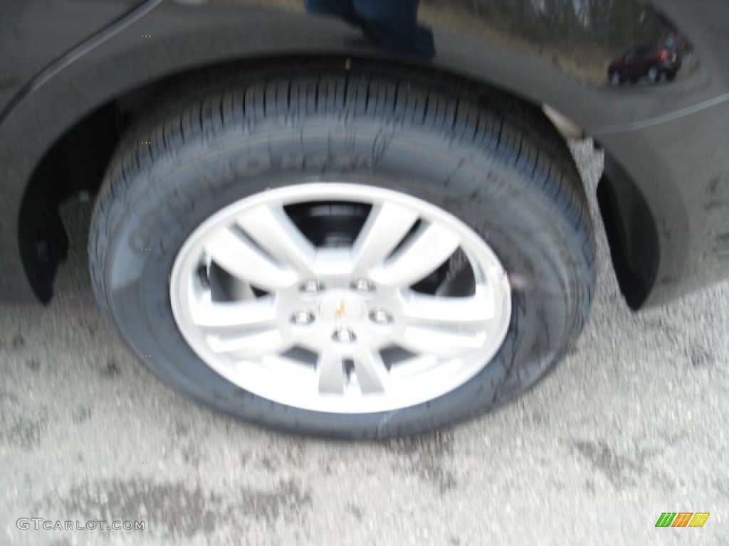 2012 Sonic LS Sedan - Black / Jet Black/Dark Titanium photo #9