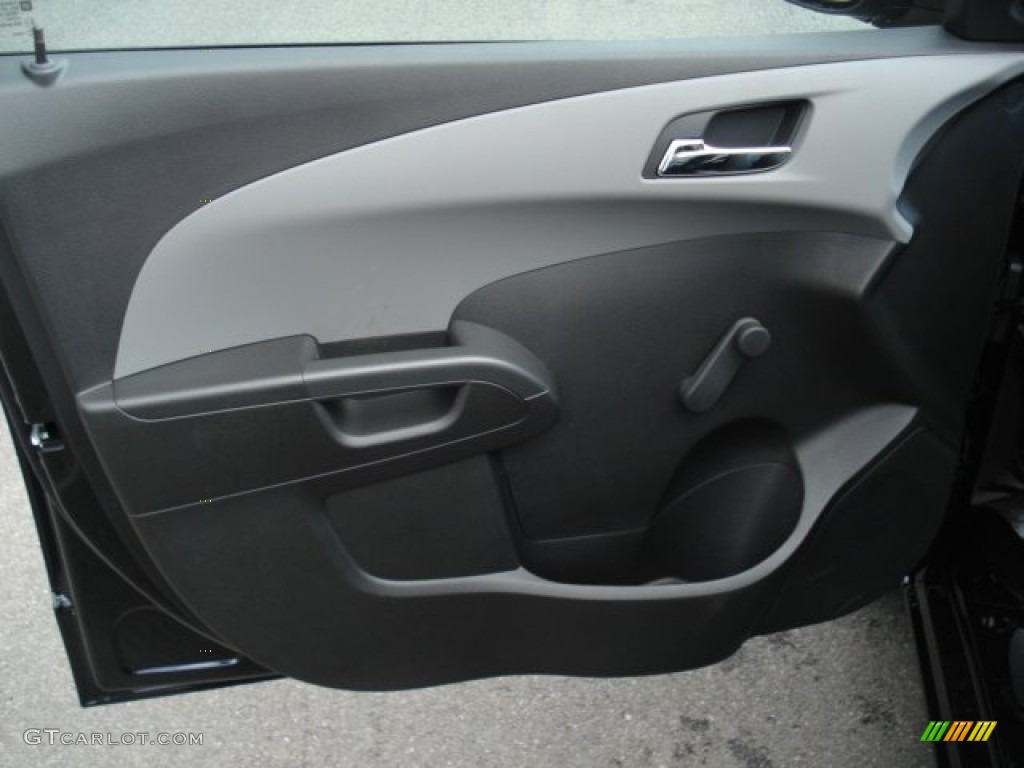 2012 Sonic LS Sedan - Black / Jet Black/Dark Titanium photo #12