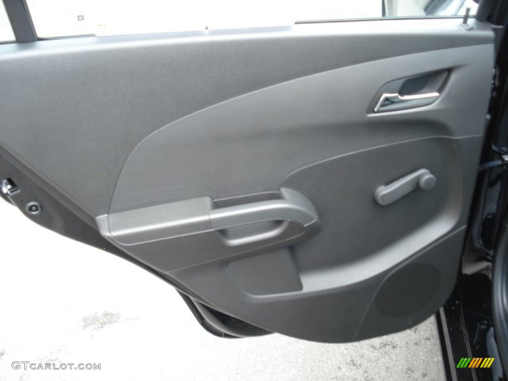 2012 Sonic LS Sedan - Black / Jet Black/Dark Titanium photo #14