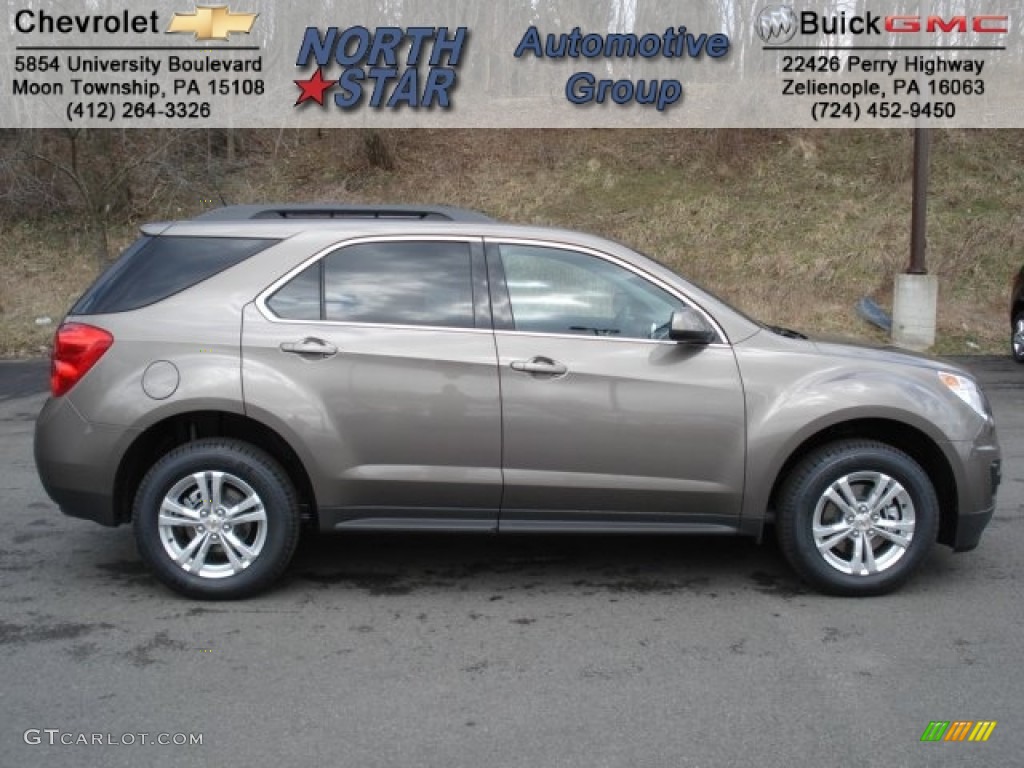 2012 Equinox LT AWD - Mocha Steel Metallic / Jet Black photo #1