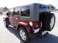 2010 Red Rock Crystal Pearl Jeep Wrangler Unlimited Sahara 4x4  photo #3