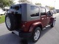 2010 Red Rock Crystal Pearl Jeep Wrangler Unlimited Sahara 4x4  photo #9