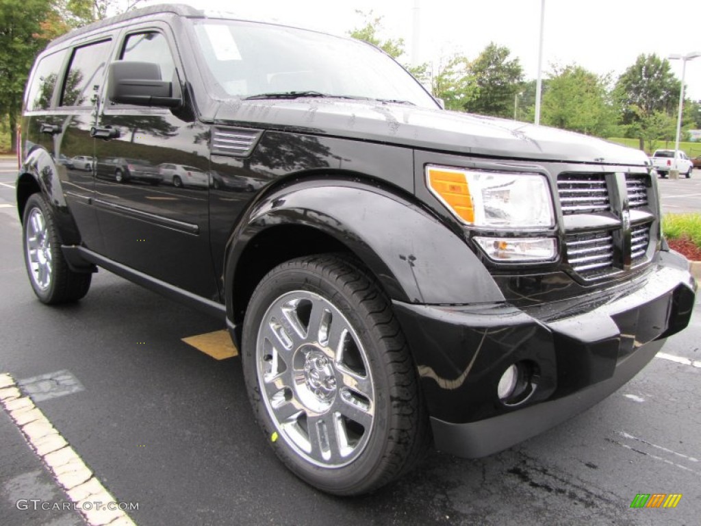 Brilliant Black Crystal Pearl 2011 Dodge Nitro Heat Exterior Photo #62191743