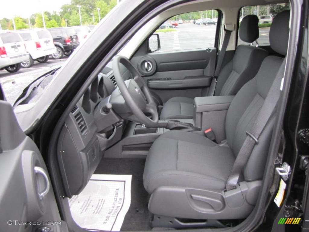 Dark Slate Gray Interior 2011 Dodge Nitro Heat Photo #62191760