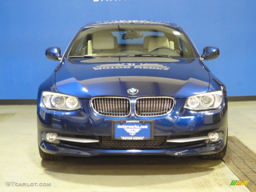 2011 3 Series 335i Convertible - Deep Sea Blue Metallic / Oyster/Black Dakota Leather photo #2