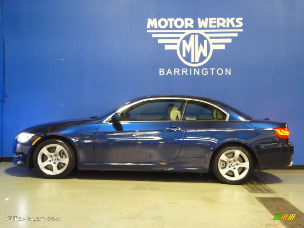 2011 3 Series 335i Convertible - Deep Sea Blue Metallic / Oyster/Black Dakota Leather photo #5