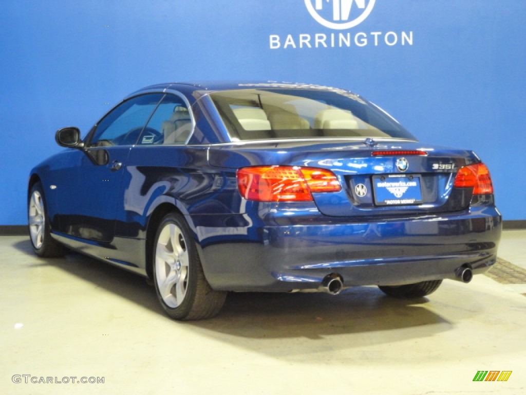 2011 3 Series 335i Convertible - Deep Sea Blue Metallic / Oyster/Black Dakota Leather photo #9