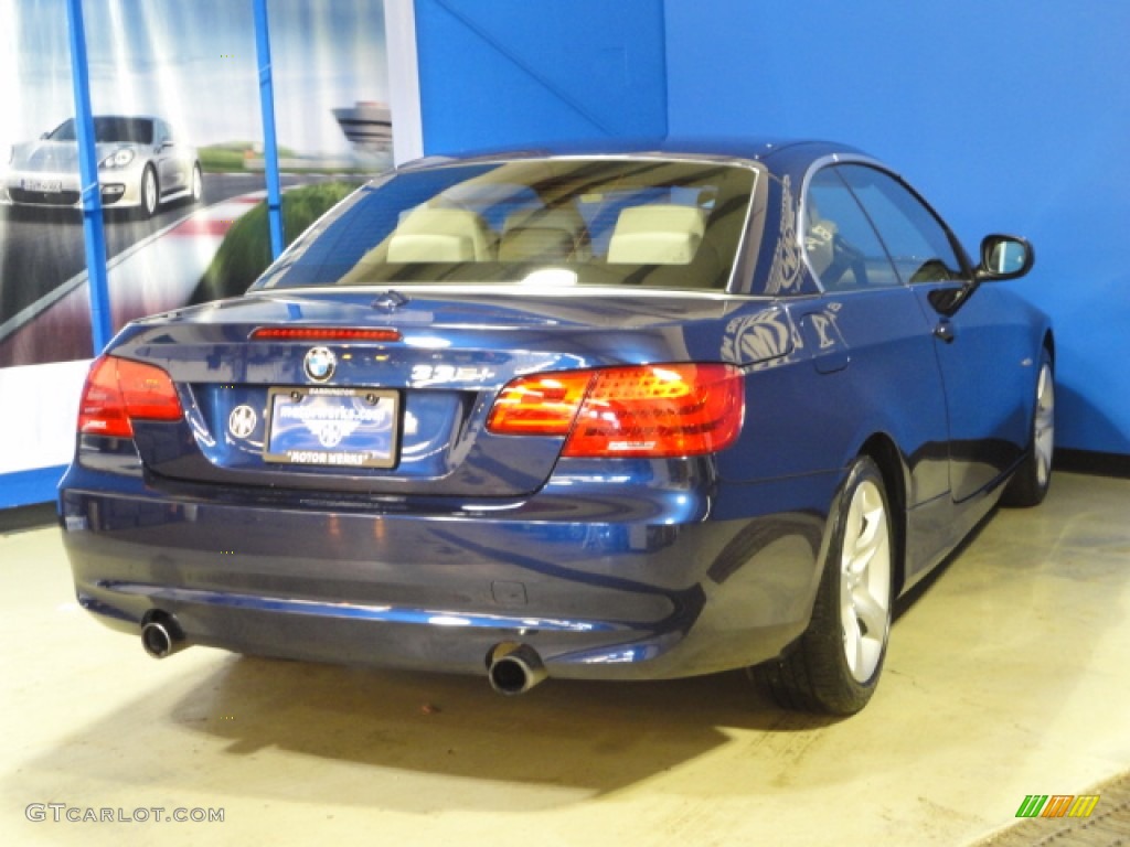 2011 3 Series 335i Convertible - Deep Sea Blue Metallic / Oyster/Black Dakota Leather photo #12