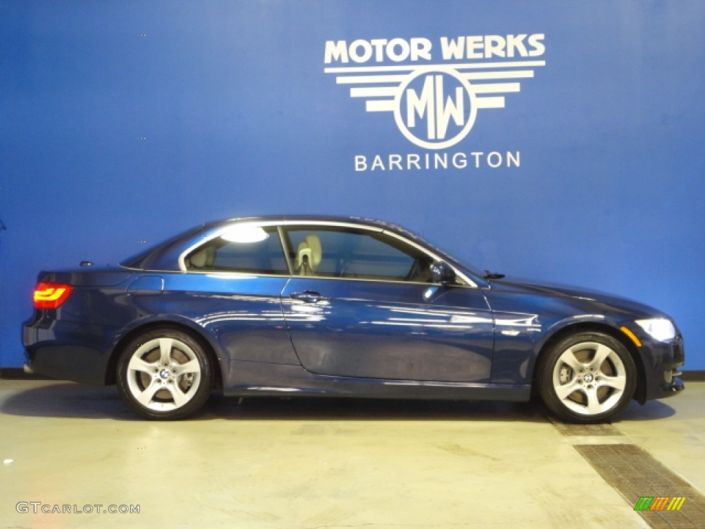 2011 3 Series 335i Convertible - Deep Sea Blue Metallic / Oyster/Black Dakota Leather photo #13