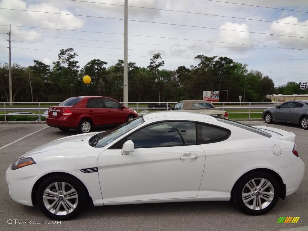 2007 Tiburon GS - Captiva White / Black photo #2