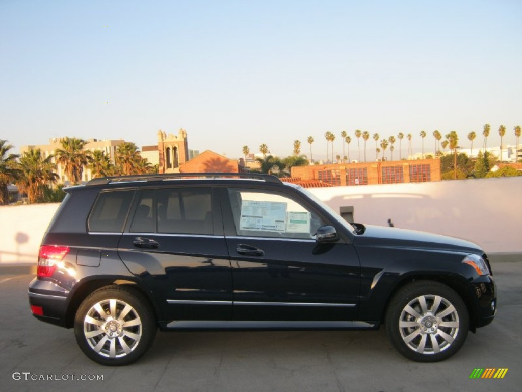 2012 GLK 350 - Lunar Blue Metallic / Almond/Black photo #3