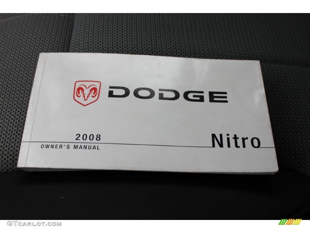 2008 Nitro SXT 4x4 - Brilliant Black Crystal Pearl / Dark Slate Gray/Light Slate Gray photo #4