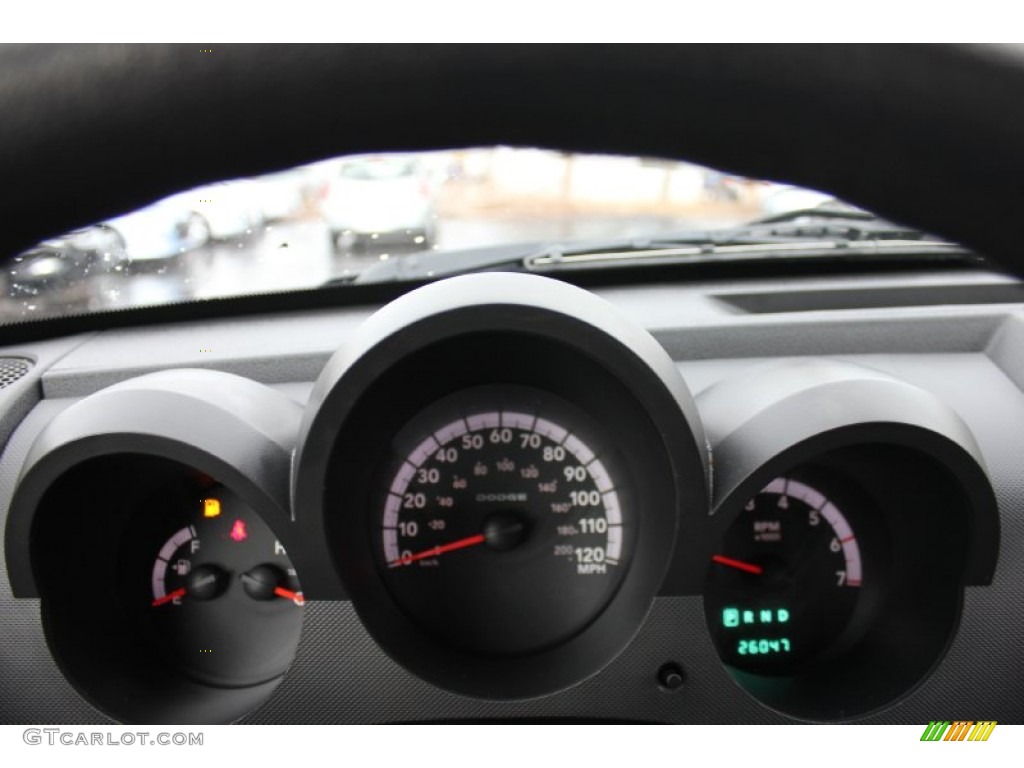 2008 Nitro SXT 4x4 - Brilliant Black Crystal Pearl / Dark Slate Gray/Light Slate Gray photo #6