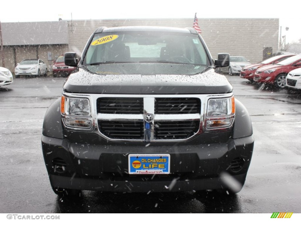 2008 Nitro SXT 4x4 - Brilliant Black Crystal Pearl / Dark Slate Gray/Light Slate Gray photo #16