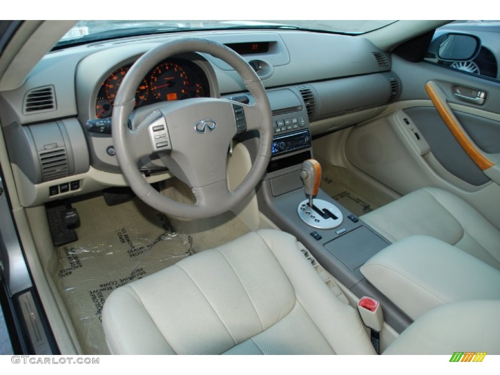 2003 G 35 Sedan - Brilliant Silver Metallic / Willow photo #7