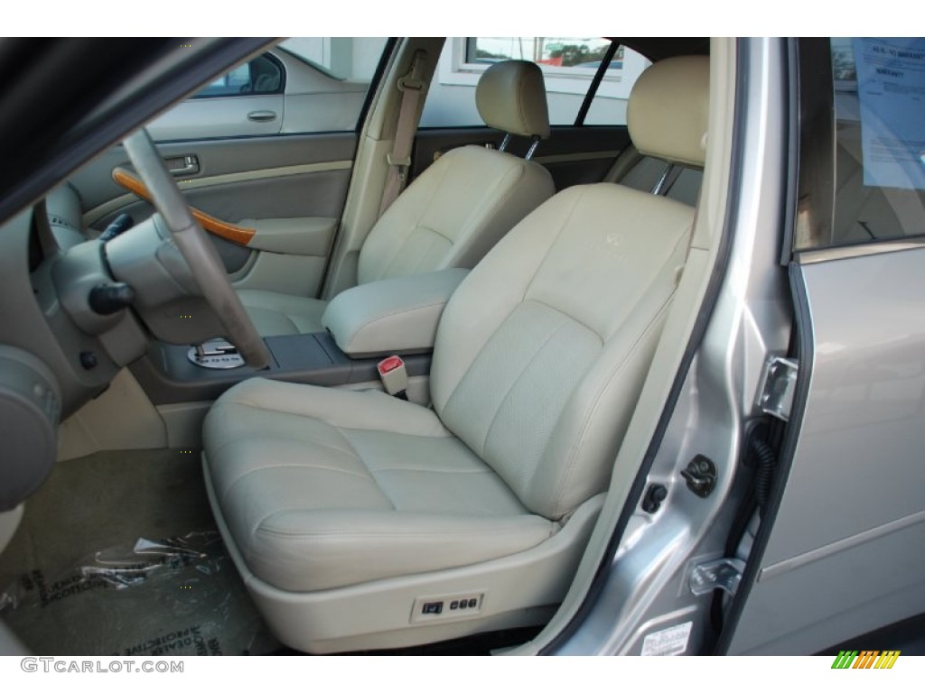 2003 G 35 Sedan - Brilliant Silver Metallic / Willow photo #14