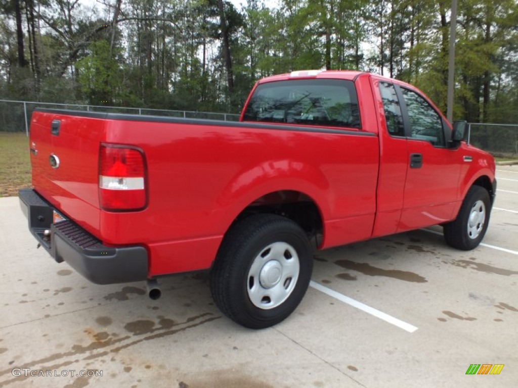 Bright Red 2008 Ford F150 XL Regular Cab Exterior Photo #62196104