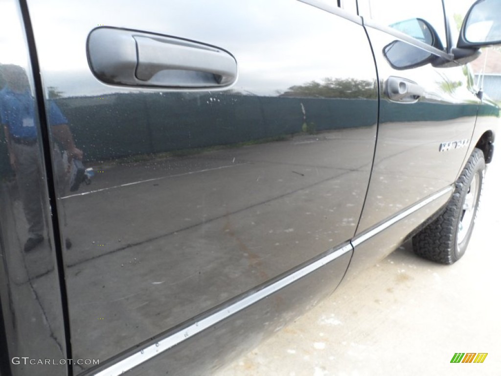 2007 Ram 1500 SXT Quad Cab - Brilliant Black Crystal Pearl / Medium Slate Gray photo #14