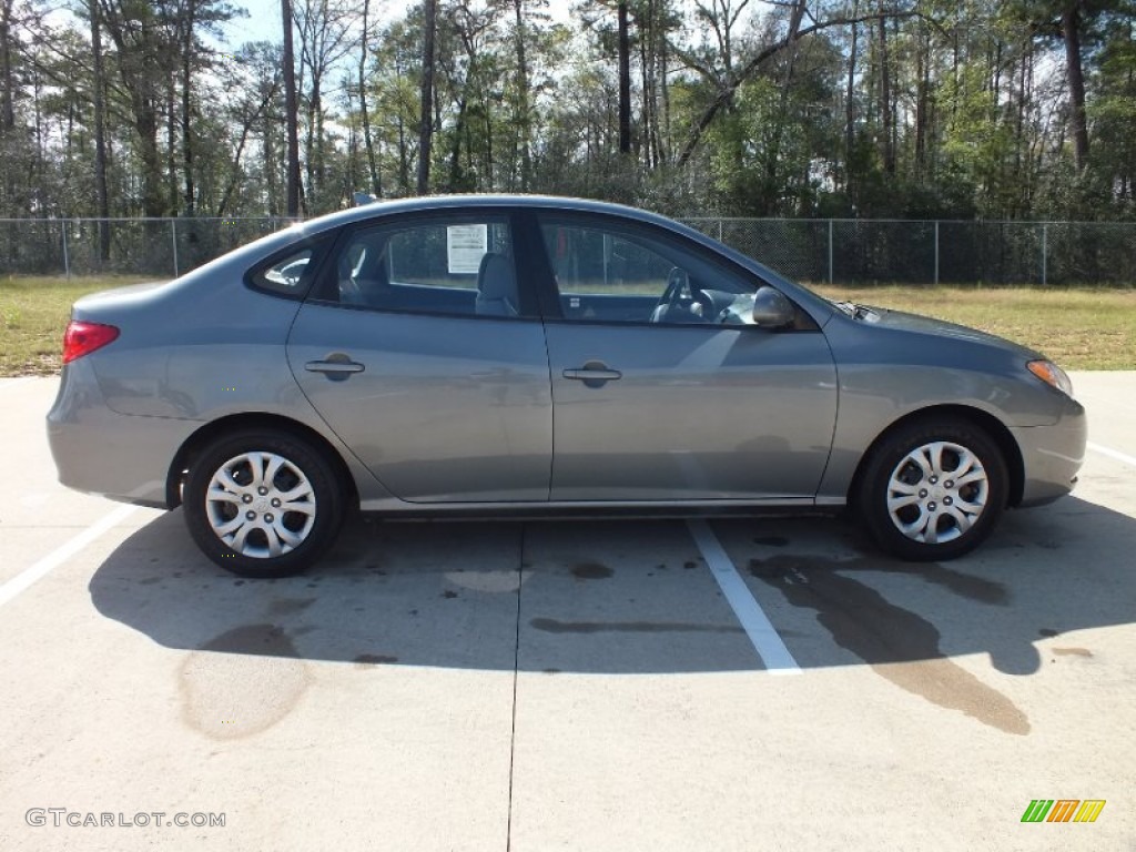 2010 Elantra GLS - Carbon Gray Mist / Gray photo #2