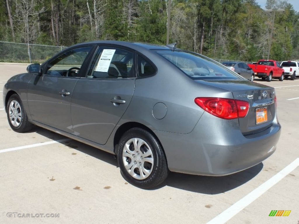 2010 Elantra GLS - Carbon Gray Mist / Gray photo #7