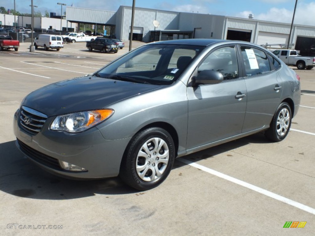 2010 Elantra GLS - Carbon Gray Mist / Gray photo #9